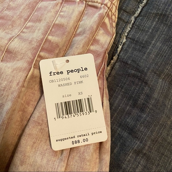 Free People Marina Denim Top - Picture 3 of 6